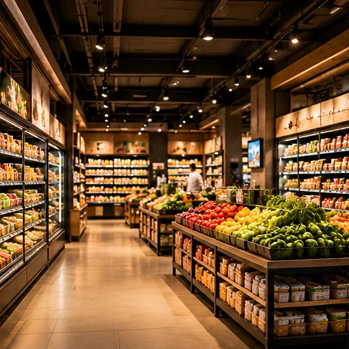 Illustrative scene: Retail stores